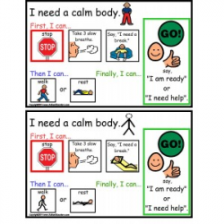 Autism Calm Body Cards