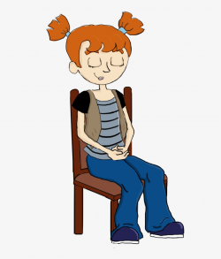 Lonely Clipart Anxious Child - Calm Child Clipart - 791x1024 ...