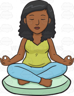 A Black Woman Meditating | Black women, Yoga poses and Yoga
