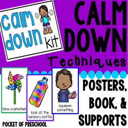 calm down kit - Pocket of Preschool
