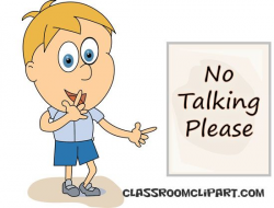 School No Talking Please Classroom Clipart | Morning meeting ...