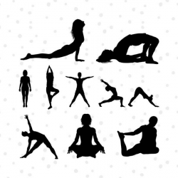 Sale! Yoga SVG Cut File - Yoga Clipart - Yoga positions SVG - yoga ...