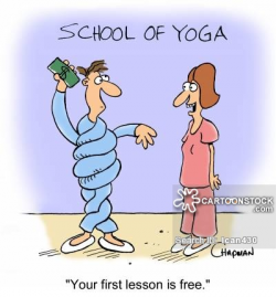 Yoga Teacher Cartoons and Comics - funny pictures from CartoonStock