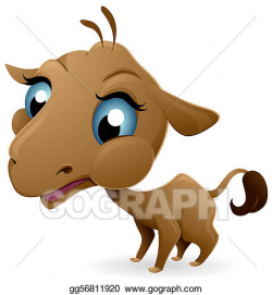 Stock Illustration - Baby camel. Clipart Illustrations gg56811920 ...