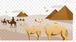Sahara Camel Arabian Desert Clip art - Egyptian desert camel ...