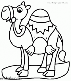 Camel Coloring Page 002 - Free Printable Coloring Pages For Kids ...