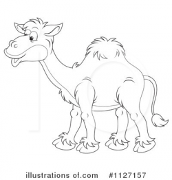 Camel Clipart #1127157 - Illustration by Alex Bannykh