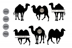 Camel Svg, Camel monogram svg, camel cl | Design Bundles