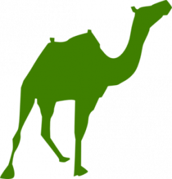 Walking Camel Silhouette Clip Art at Clker.com - vector clip art ...