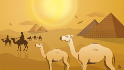 Egypt clipart desert camel - Pencil and in color egypt clipart ...