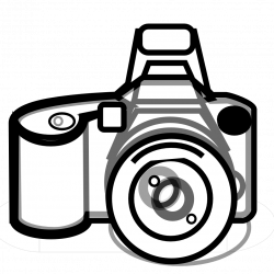 Photography camera clipart black and white free images - Clipartix