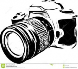 Camera clipart black and white free clipart | Cricut cut files ...