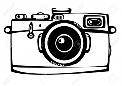 camera clipart black and white 6 | Clipart Station
