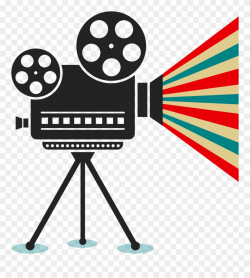 Graphic Freeuse Download Film Projector Clipart - Old Video ...