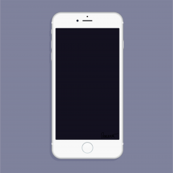 Clipart - White New iPhone 6