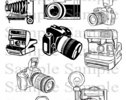 Camera Clipart Clip Art Photography Logo Elements Layered