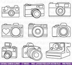 Camera Outline Clip Art - Bing images | coloring | Pinterest ...