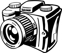 black and white camera clip art - Google Search | art inspiration ...