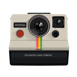 OnlineLabels Clip Art - Polaroid 1000 Land Camera Onestep