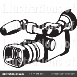 Video Camera Clipart #1145682 - Illustration by patrimonio