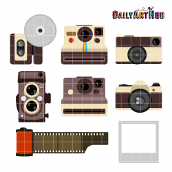 Vintage Camera Clip Art Set – Daily Art Hub – Free Clip Art Everyday