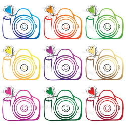 Photography Camera Clipart - DIY Business Logo Design for the ...