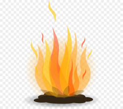 Bonfire Flame Campfire Camping Illustration - Bonfire Cliparts Black ...