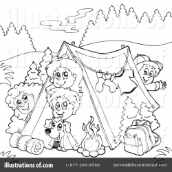 Camping Clipart #231685 - Illustration by visekart
