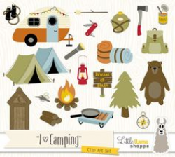 bear camping clipart - Google Search | adventure outdoors ...