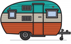Retro camper clipart - ClipartFest | Illustration | Pinterest ...