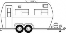 Image result for camper clipart black white | Camping Clipart, Decor ...