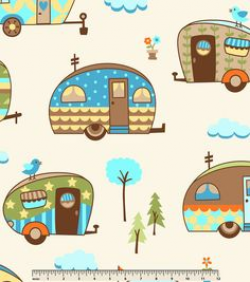 Retro Camper Clipart, Clipart, Camping Clipart, DIY Digital Art ...