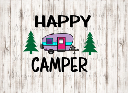 happy camper svg/happy camper cut file/happy camper/camper svg ...