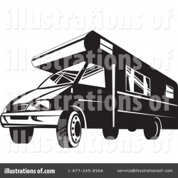 Camper Clipart #1136228 - Illustration by patrimonio