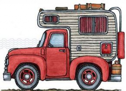 Free Truck Camper Clipart