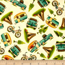 70 best Camper fabrics for quilt and pillows images on Pinterest ...