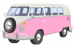 Pink Camper Van Clip Art at Clker.com - vector clip art online ...