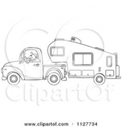 Coloring Pages Of 5th Wheel Camper Trailers Sketch Coloring Page ...
