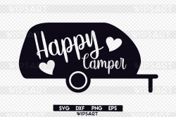 SALE! Happy camper svg, Traveler Advent | Design Bundles
