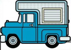 Free Truck Camper Clipart