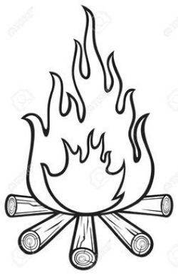Inspirational Of Campfire Clipart Black And White - Letter Master