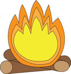 Campfire Cartoon Clipart