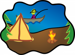 Clipart - Happy Camping