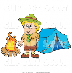 Boy Scouts Campfire Clipart