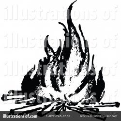 Campfire Clipart #1147653 - Illustration by Prawny Vintage
