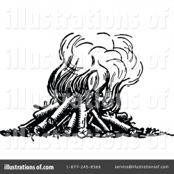 Campfire Clipart #1147653 - Illustration by Prawny Vintage