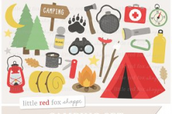 Camping Clipart ~ Illustrations ~ Creative Market