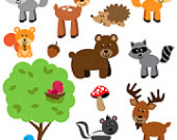 Baby Forest Animal Clipart | Clipart Panda - Free Clipart Images