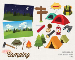 BUY 2 GET 1 FREE Camping Clipart - Camping Clip Art - Camp Clipart - Camp  Clip Art - Campfire Hiking Clipart Tent Clipart Camping Graphics