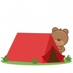 Cute Camping Tent Clipart | Pendaki Keren